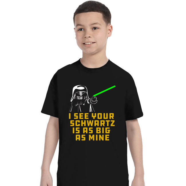 Daily_Deal_Shirts T-Shirts, Youth / XS / Black I See Your Schwartz