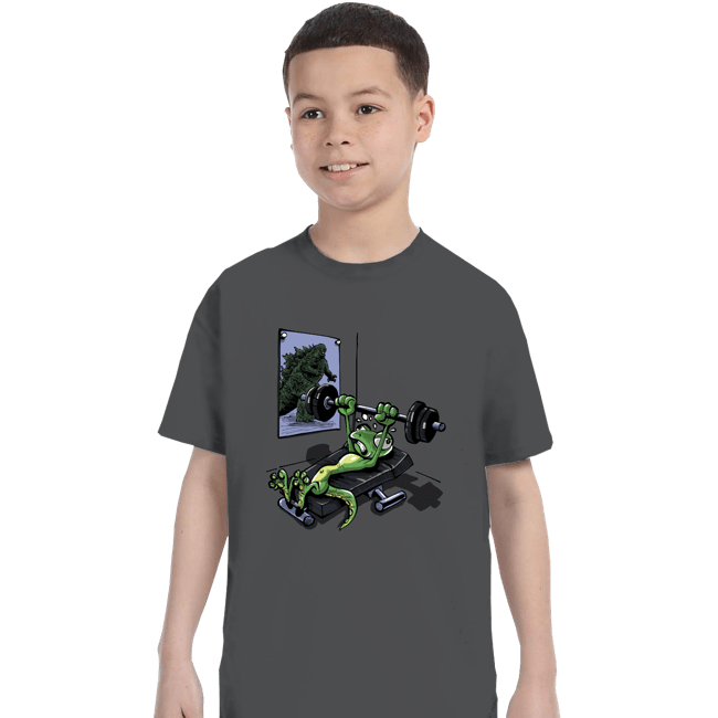 Secret_Shirts T-Shirts, Youth / XS / Charcoal Training For Kaiju