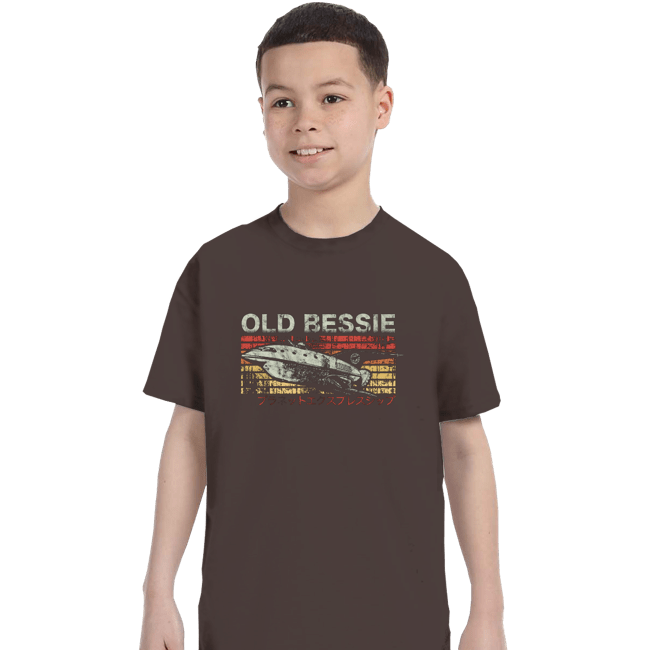 Shirts T-Shirts, Youth / XS / Dark Chocolate Retro Old Bessie