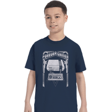 Load image into Gallery viewer, Secret_Shirts T-Shirts, Youth / XS / Navy Forever Gamer NES

