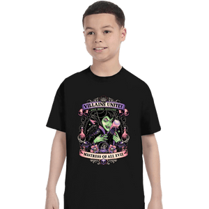 Daily_Deal_Shirts T-Shirts, Youth / XS / Black Villains Unite Maleficent