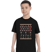 Load image into Gallery viewer, Shirts T-Shirts, Youth / XS / Black Merry Christmas Uncle Scrooge
