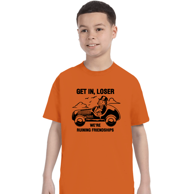 Secret_Shirts T-Shirts, Youth / XS / Orange Uncle Pennybags