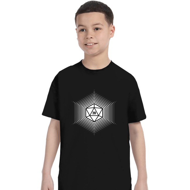 Shirts T-Shirts, Youth / XS / Black Shining Dice