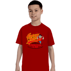 Shirts T-Shirts, Youth / XS / Red Average Joes Gym