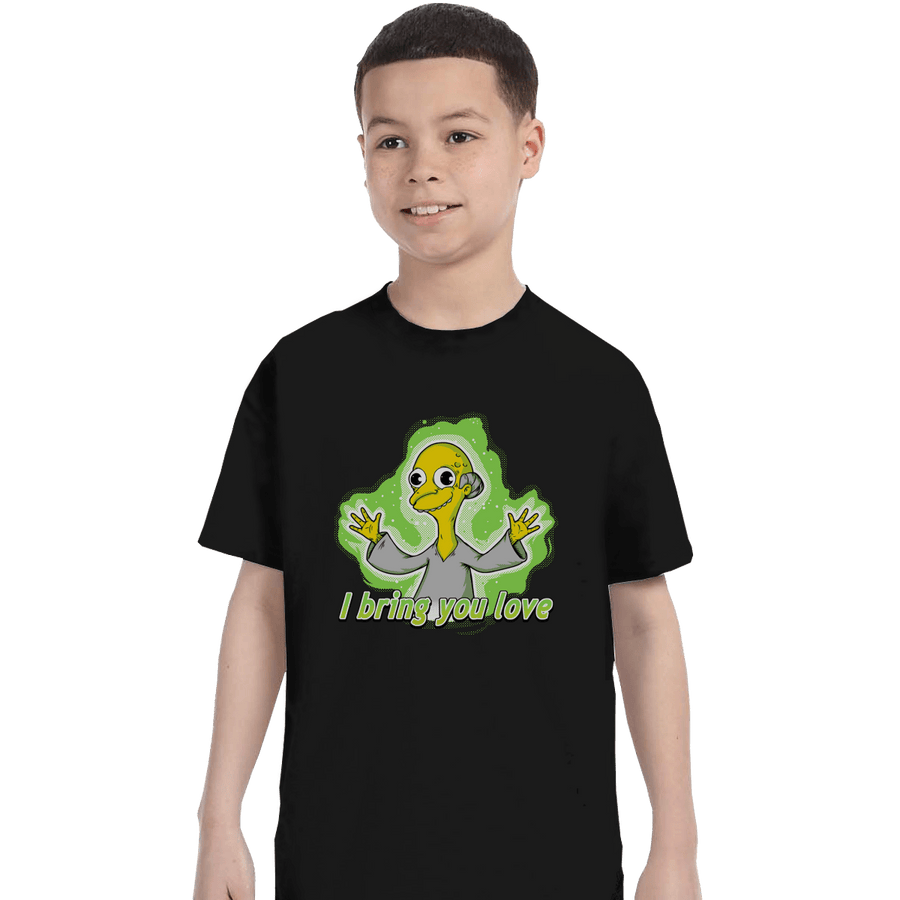 Shirts T-Shirts, Youth / XS / Black I Bring You Love