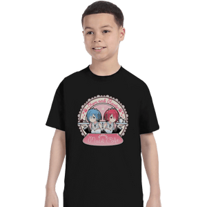 Shirts T-Shirts, Youth / XS / Black Maid Cafe