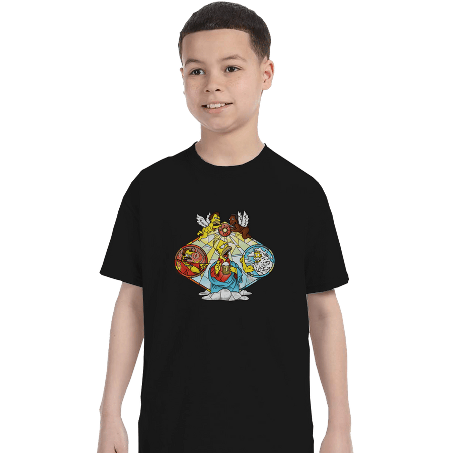 Shirts T-Shirts, Youth / Small / Black Holy Donut