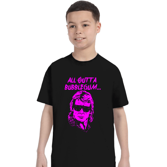 Shirts T-Shirts, Youth / XS / Black All Outta Bubblegum