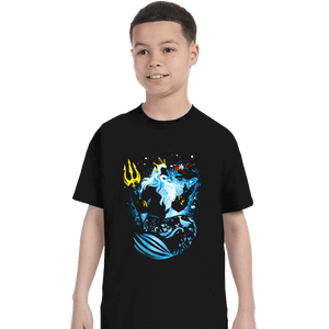 Shirts T-Shirts, Youth / XS / Black The King Triton