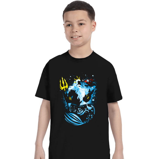 Shirts T-Shirts, Youth / XS / Black The King Triton