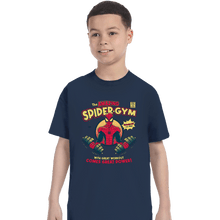 Load image into Gallery viewer, Daily_Deal_Shirts T-Shirts, Youth / XS / Navy The Amazing Spider-Gym
