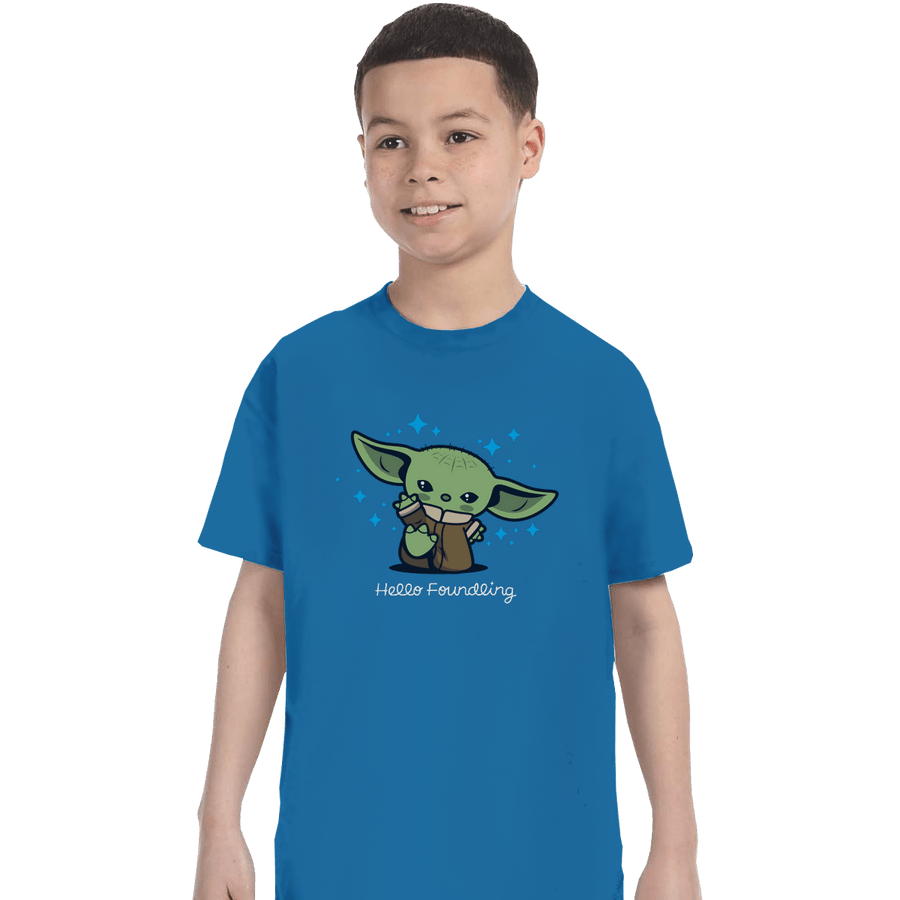 Shirts T-Shirts, Youth / XL / Sapphire Hello Foundling
