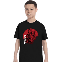 Load image into Gallery viewer, Daily_Deal_Shirts T-Shirts, Youth / XS / Black Red Sun Fett
