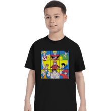 Load image into Gallery viewer, Daily_Deal_Shirts T-Shirts, Youth / XS / Black The Anime Heart Of A 90s Kid
