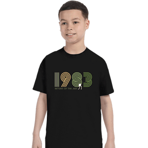 Shirts T-Shirts, Youth / XS / Black 1983 Return Of The Jedi