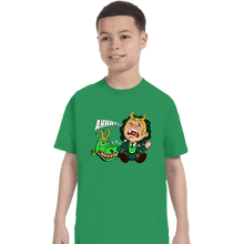 Load image into Gallery viewer, Shirts T-Shirts, Youth / XS / Irish Green Lokibite

