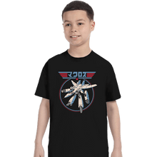 Load image into Gallery viewer, Daily_Deal_Shirts T-Shirts, Youth / XS / Black VF-1 Maverick
