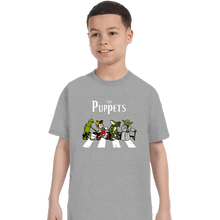 Load image into Gallery viewer, Daily_Deal_Shirts T-Shirts, Youth / XS / Sports Grey The Puppets

