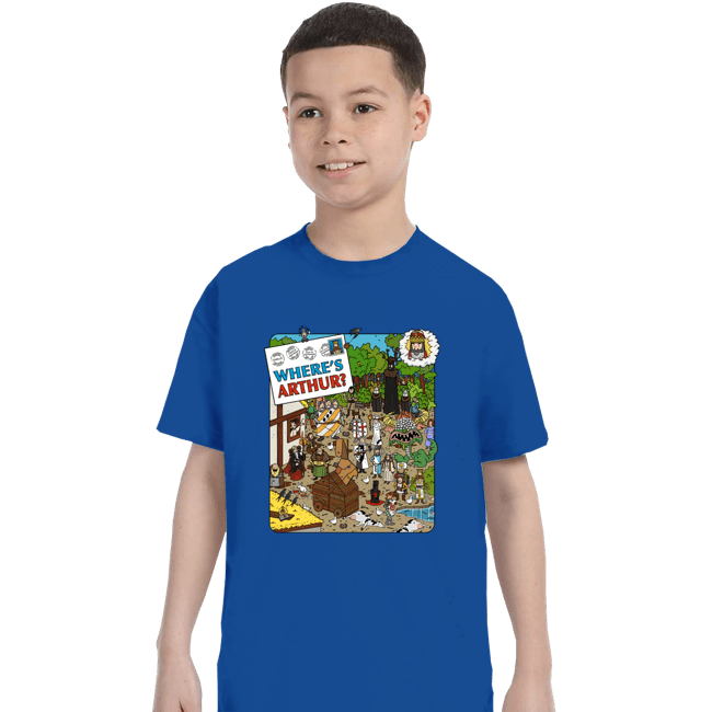 Daily_Deal_Shirts T-Shirts, Youth / XS / Royal Blue Where's Arthur