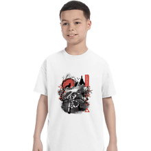 Load image into Gallery viewer, Daily_Deal_Shirts T-Shirts, Youth / XS / White Sumie Twilight
