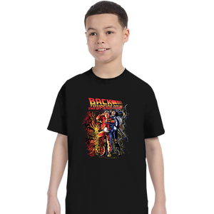 Secret_Shirts T-Shirts, Youth / XS / Black Back To The Upside Down