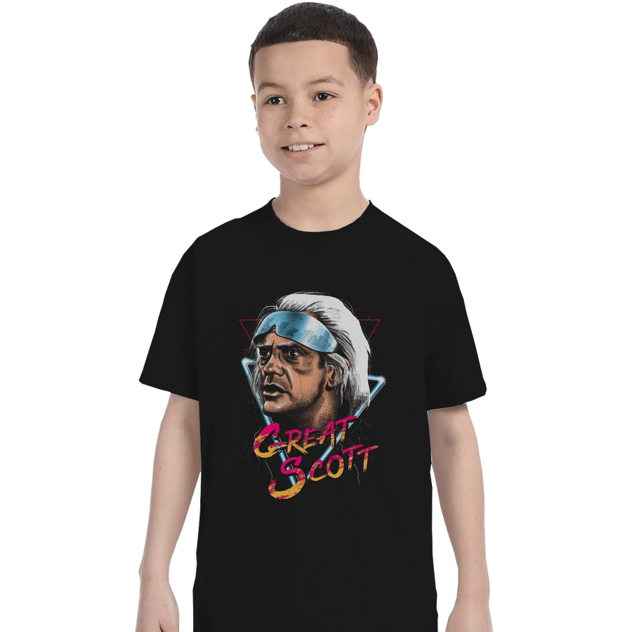 Shirts T-Shirts, Youth / Small / Black Great Scott