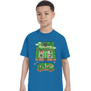 Shirts T-Shirts, Youth / XL / Sapphire Super Console World