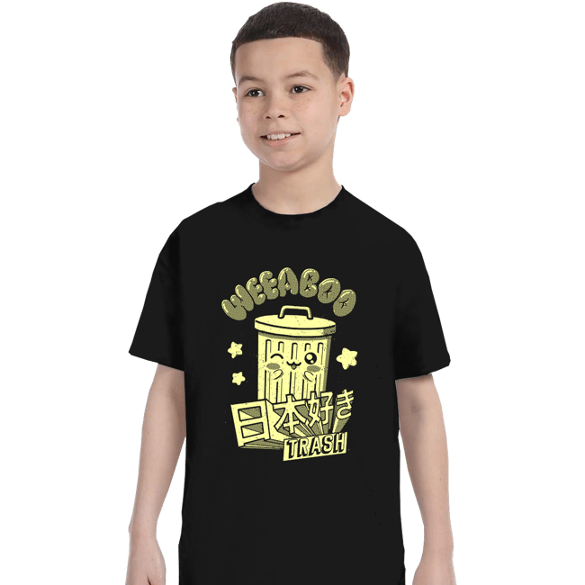 Secret_Shirts T-Shirts, Youth / XS / Black Weaboo Trash