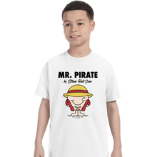 Load image into Gallery viewer, Shirts T-Shirts, Youth / XS / White The Little Mr Pirate
