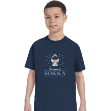 Load image into Gallery viewer, Shirts T-Shirts, Youth / XS / Navy The Legend Of Sokka
