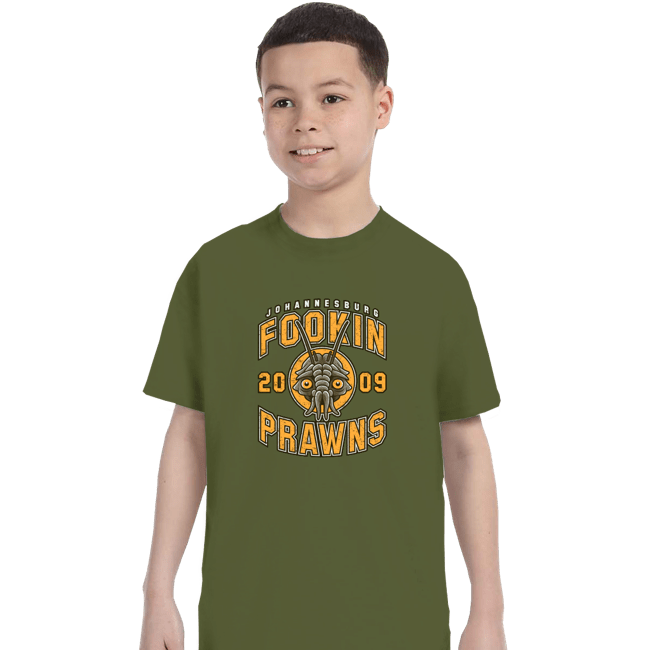 Shirts T-Shirts, Youth / XS / Military Green Joburg Prawns