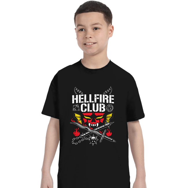 Daily_Deal_Shirts T-Shirts, Youth / XS / Black The Hellfire Club
