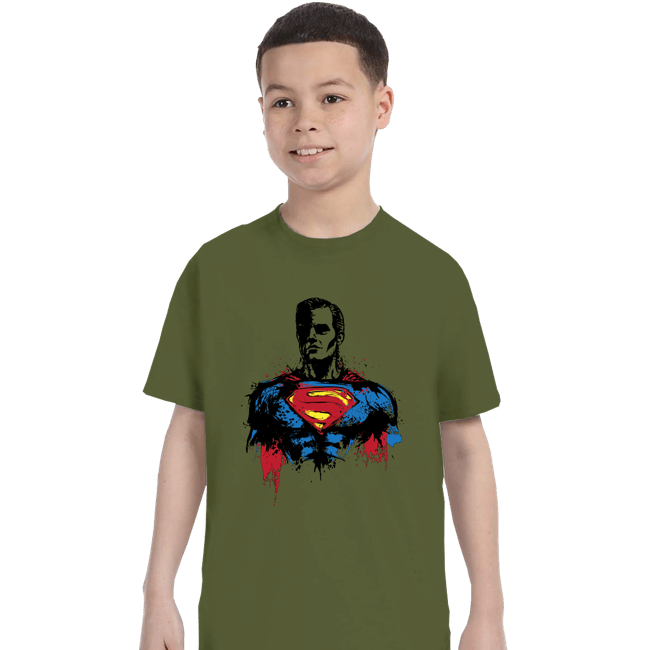 Shirts T-Shirts, Youth / XS / Military Green Return Of Kryptonian