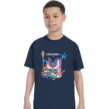 Load image into Gallery viewer, Secret_Shirts T-Shirts, Youth / XS / Navy Dragon Team
