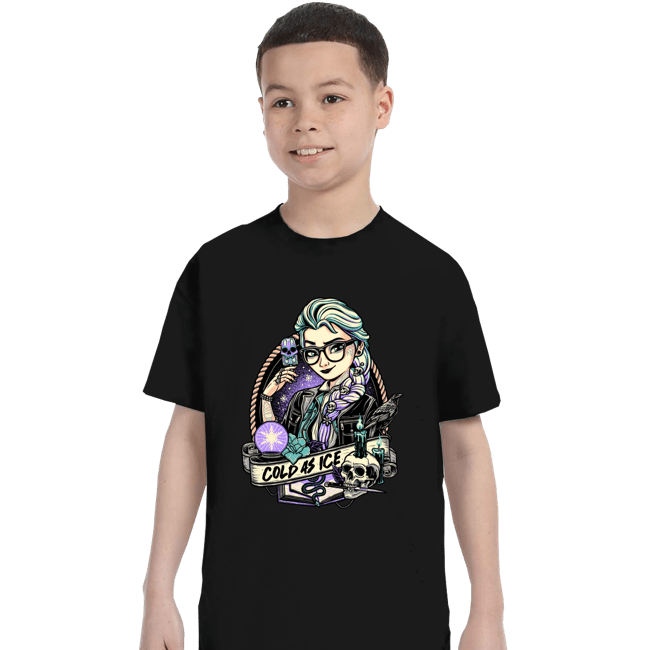 Daily_Deal_Shirts T-Shirts, Youth / XS / Black Rocker Elsa