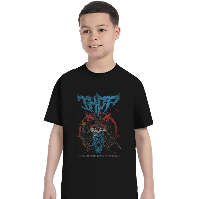 Daily_Deal_Shirts T-Shirts, Youth / XS / Black Evil House Of Pancakes