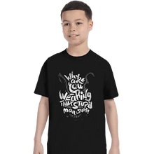 Load image into Gallery viewer, Secret_Shirts T-Shirts, Youth / XS / Black That Man Suit
