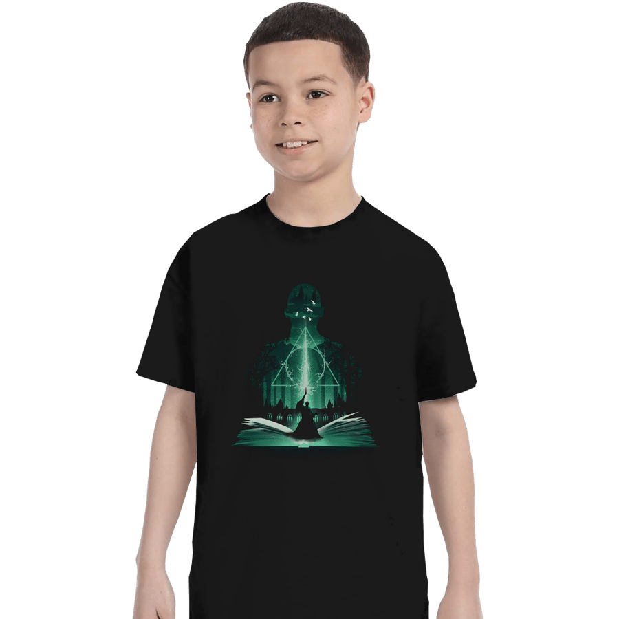 Shirts T-Shirts, Youth / XL / Black The 7th Book Of Magic