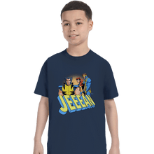 Load image into Gallery viewer, Shirts T-Shirts, Youth / XL / Navy Distracted Jeeean
