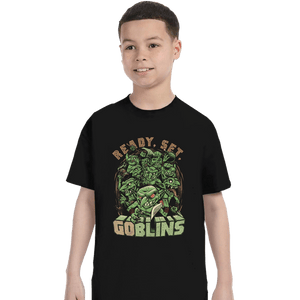 Daily_Deal_Shirts T-Shirts, Youth / XS / Black Ready Set Goblins