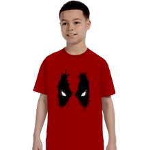Load image into Gallery viewer, Shirts T-Shirts, Youth / XS / Red Splatter Merc
