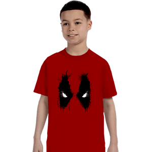 Shirts T-Shirts, Youth / XS / Red Splatter Merc