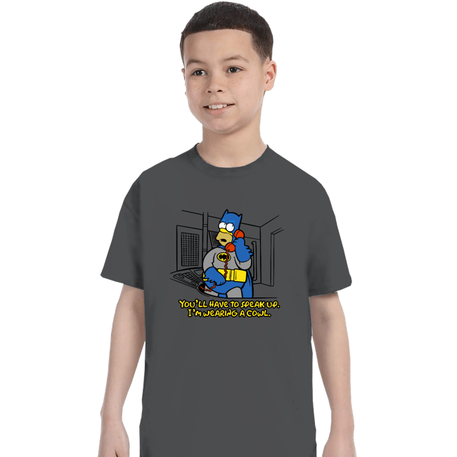 Daily_Deal_Shirts T-Shirts, Youth / XS / Charcoal You'll Have To Speak Up