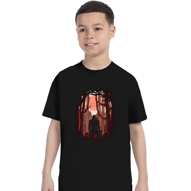 Shirts T-Shirts, Youth / XS / Black WhiteWolf