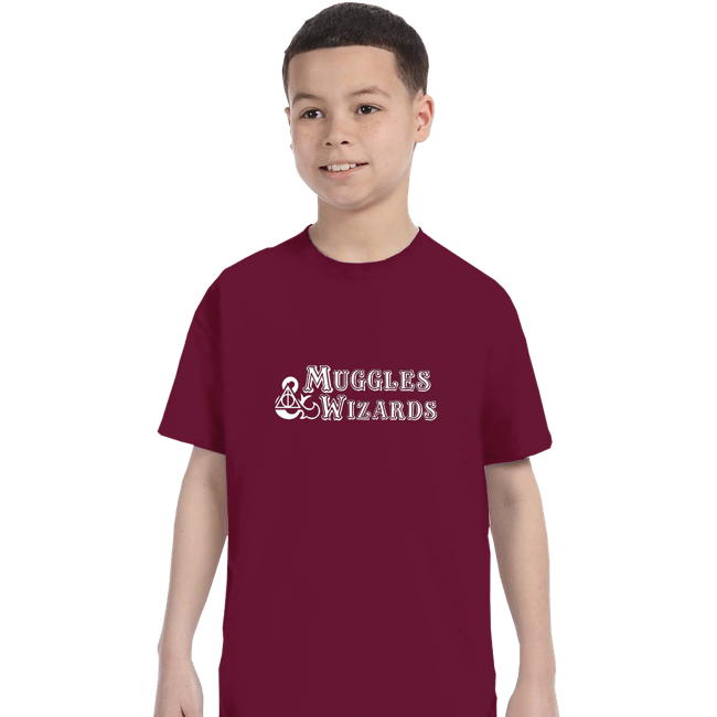 Secret_Shirts T-Shirts, Youth / XS / Maroon Muggles And Wizards