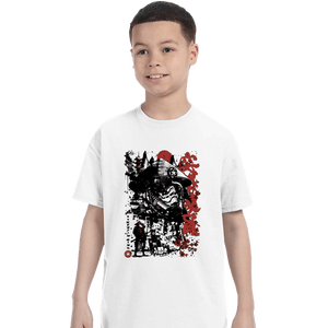 Daily_Deal_Shirts T-Shirts, Youth / XS / White Trooper Samurai