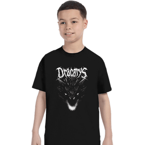 Secret_Shirts T-Shirts, Youth / XS / Black Dracarys Metal T-Shirt