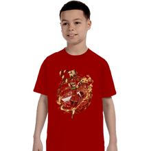 Load image into Gallery viewer, Shirts T-Shirts, Youth / Small / Red Ramen Fighter
