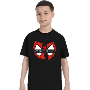 Daily_Deal_Shirts T-Shirts, Youth / XS / Black Web Slinger Clan